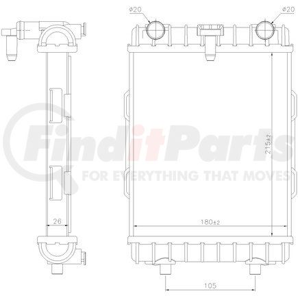 Nissens 606645 Radiator