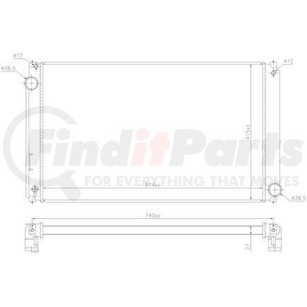 Nissens 606635 Radiator