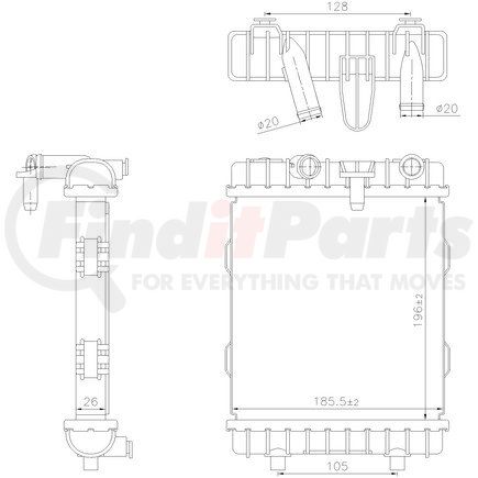 Nissens 606641 Radiator