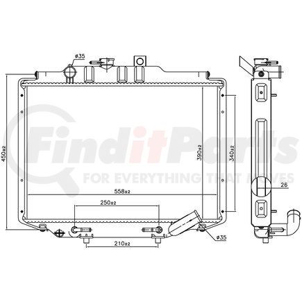 Nissens 606672 Radiator