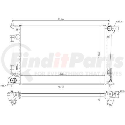 Nissens 606675 Radiator