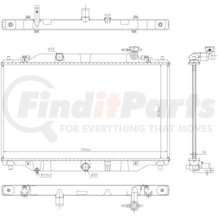 Nissens 606698 Radiator