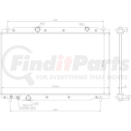 Nissens 606699 Radiator