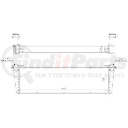 Nissens 606703 Auxiliary Radiator
