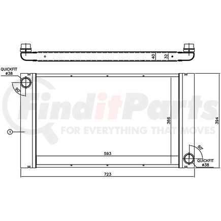 Nissens 60765 Radiator