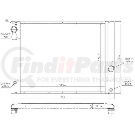 Nissens 60772 Radiator