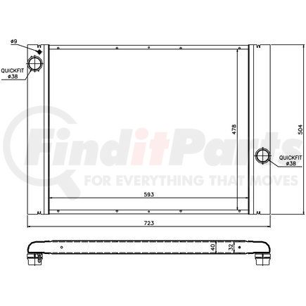 Nissens 60764 Radiator