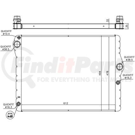 Nissens 60779 Radiator