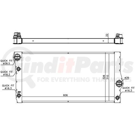 Nissens 60775 Radiator