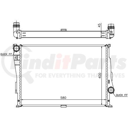 Nissens 60806 Radiator