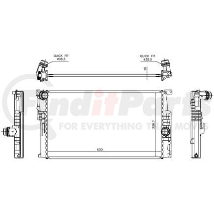 Nissens 60814 Radiator