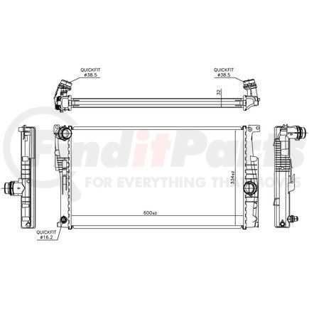 Nissens 60815 Radiator