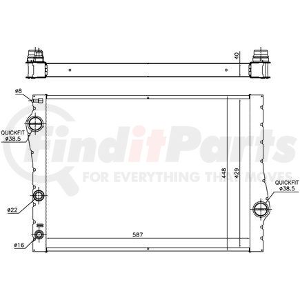 Nissens 60823 Radiator