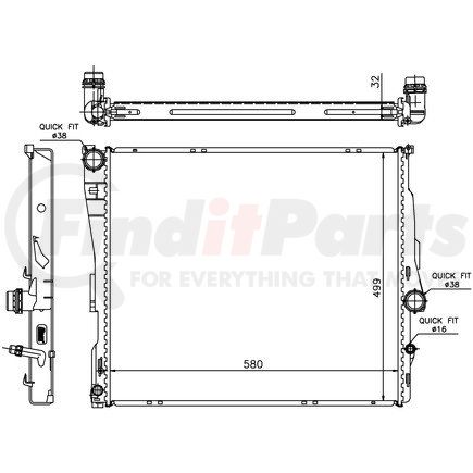 Nissens 60807 Radiator