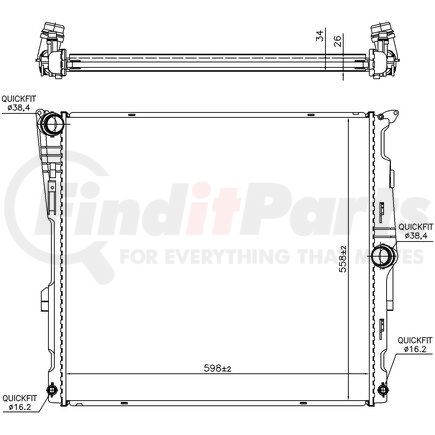 Nissens 60811 Radiator