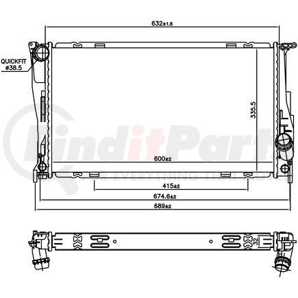 Nissens 60832 Radiator