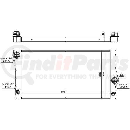 Nissens 60828 Radiator