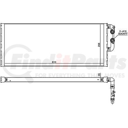 Nissens 60872 Intercooler Heat Exchanger