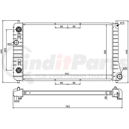 Nissens 60917 Radiator