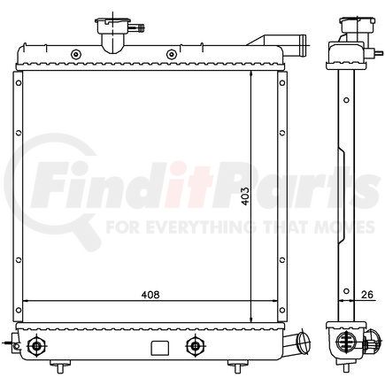 Nissens 60979 Radiator