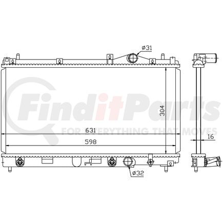 Nissens 609941 Radiator