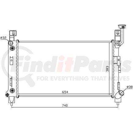 Nissens 60992 Radiator
