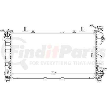 Nissens 61004 Radiator