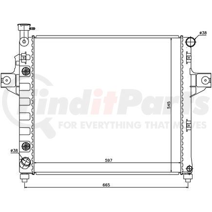 Nissens 61009 Radiator