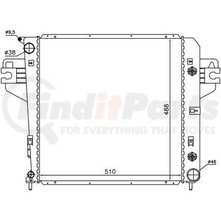 Nissens 61017 Radiator