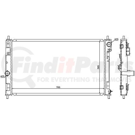 Nissens 61019 Radiator