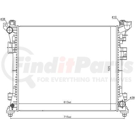Nissens 61034 Radiator