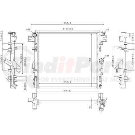 Nissens 61037 Radiator