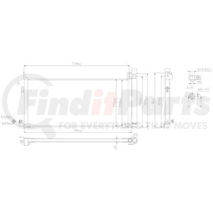 Nissens 940904 Air Conditioning Condenser and Receiver Drier Assembly