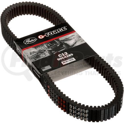 Gates 50C4289 G-Force C12 Continuously Variable Transmission (CVT) Belt