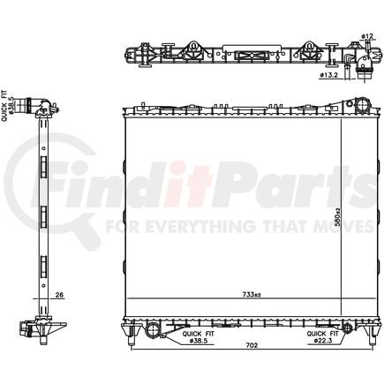 Nissens 606799 Radiator