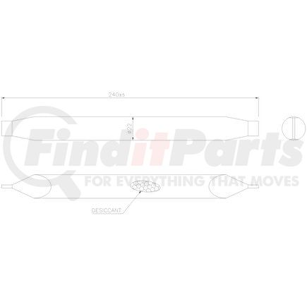 Nissens 95791 Air Conditioning Receiver Drier/Desiccant Element