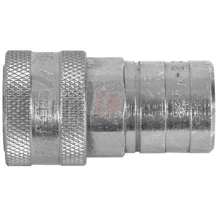 Buyers Products 1304022 Hydraulic Coupling / Adapter - Female Half 1/4 in. NPT, Poppet