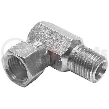 Buyers Products 1304145 Hydraulic Coupling / Adapter - Swivel, 1/4 in. Male, 90 Degree Female
