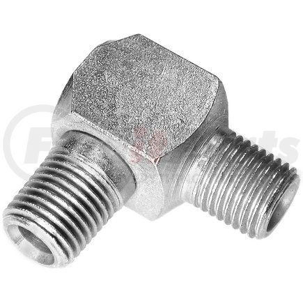 Buyers Products 1304240 Hydraulic Coupling / Adapter - Male, 1/4 in. x 90 Degree Elbow