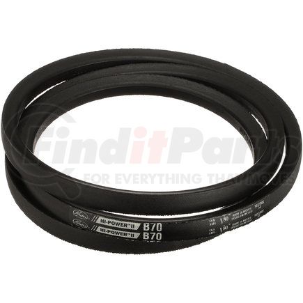 Gates B70 Hi-Power II Classical Section Wrapped V-Belt