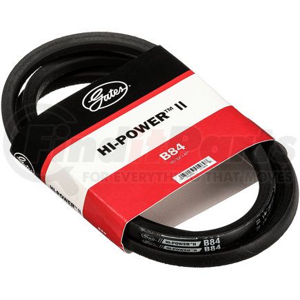 Gates B84 Hi-Power II Classical Section Wrapped V-Belt