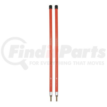 Buyers Products 1308111 Bumper Guide, 3/4x36in. Fluorescent Orange Bumper Marker Sight Rods w/ Hardware