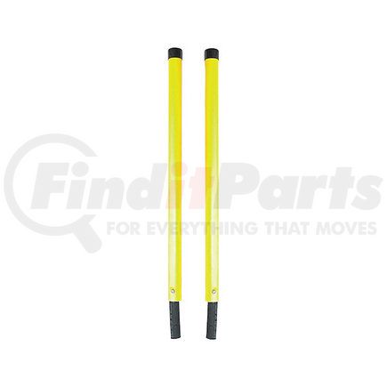 Buyers Products 1308150 Bumper Guide, 1-5/16x24in. Fluorescent Yellow Oversized Bumper Marker Sight Rods