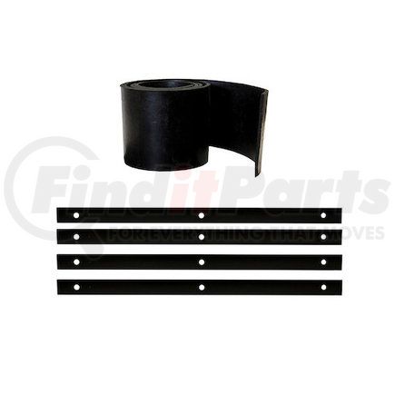 Buyers Products 1309025 S.A.M.® Cut Snow Deflector - To 78" / 84" / 90" Moldboard, Universal, Rubber, Super Duty, for Plow Models C-7.5 / C-8 / C-8.5 / M-9 / M-10