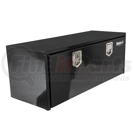 Buyers Products 1702115 18 x 18 x 60in. Black Steel Underbody Truck Box with Paddle Latch