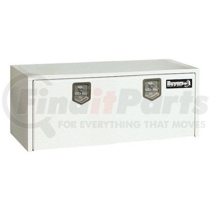 Buyers Products 1702410 Truck Tool Box - White, Steel, Underbody, 18 x 18 x 48 in.