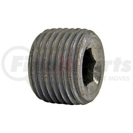 Buyers Products h3169x4 Pipe Fitting - Hex Socket Plug, 1/4 in. Male Thread