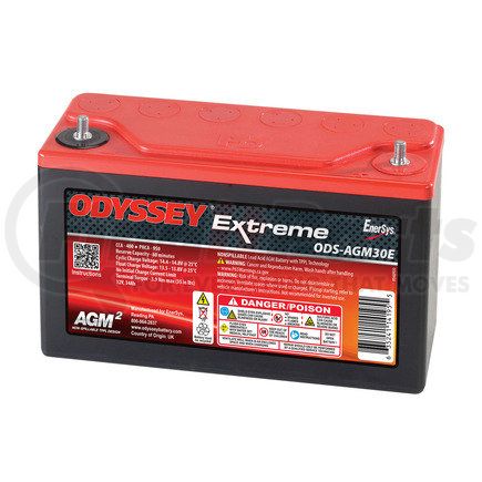 Odyssey Batteries ODS-AGM30E Powersport Series AGM Battery - 6mm Stud Post