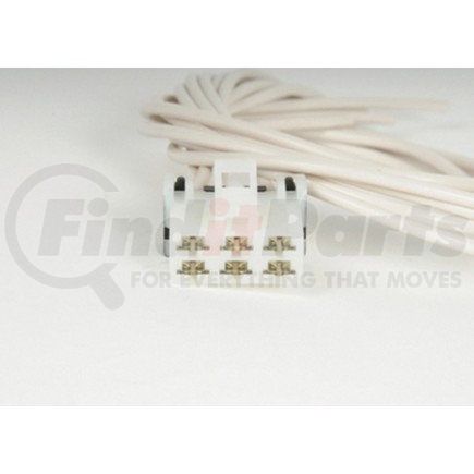 ACDelco PT2187 HVAC Control Module Connector - White, 6-Way, Female, For 2006 Chevrolet Equinox