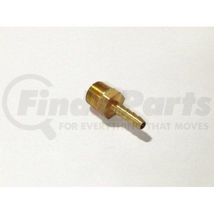 Tectran 89011 Air Brake Air Line Fitting - Brass, 1/4 in. I.D, 3/8 in. Thread, Hose Barb to Male Pipe